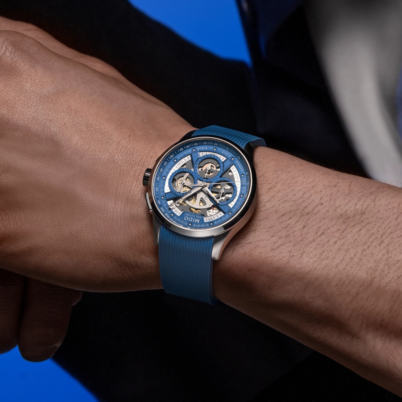 Mido Multifort Skeleton Chronograph M038.662.17.040.00