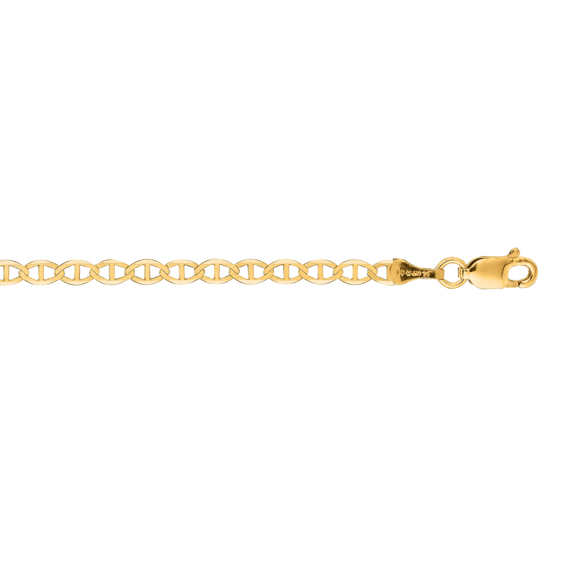 Royal Chain 14K Gold 3.2mm Mariner Chain M080