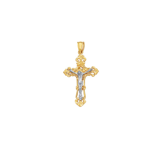 Royal Chain 14K Gold Vintage Crucifix Cross MD140