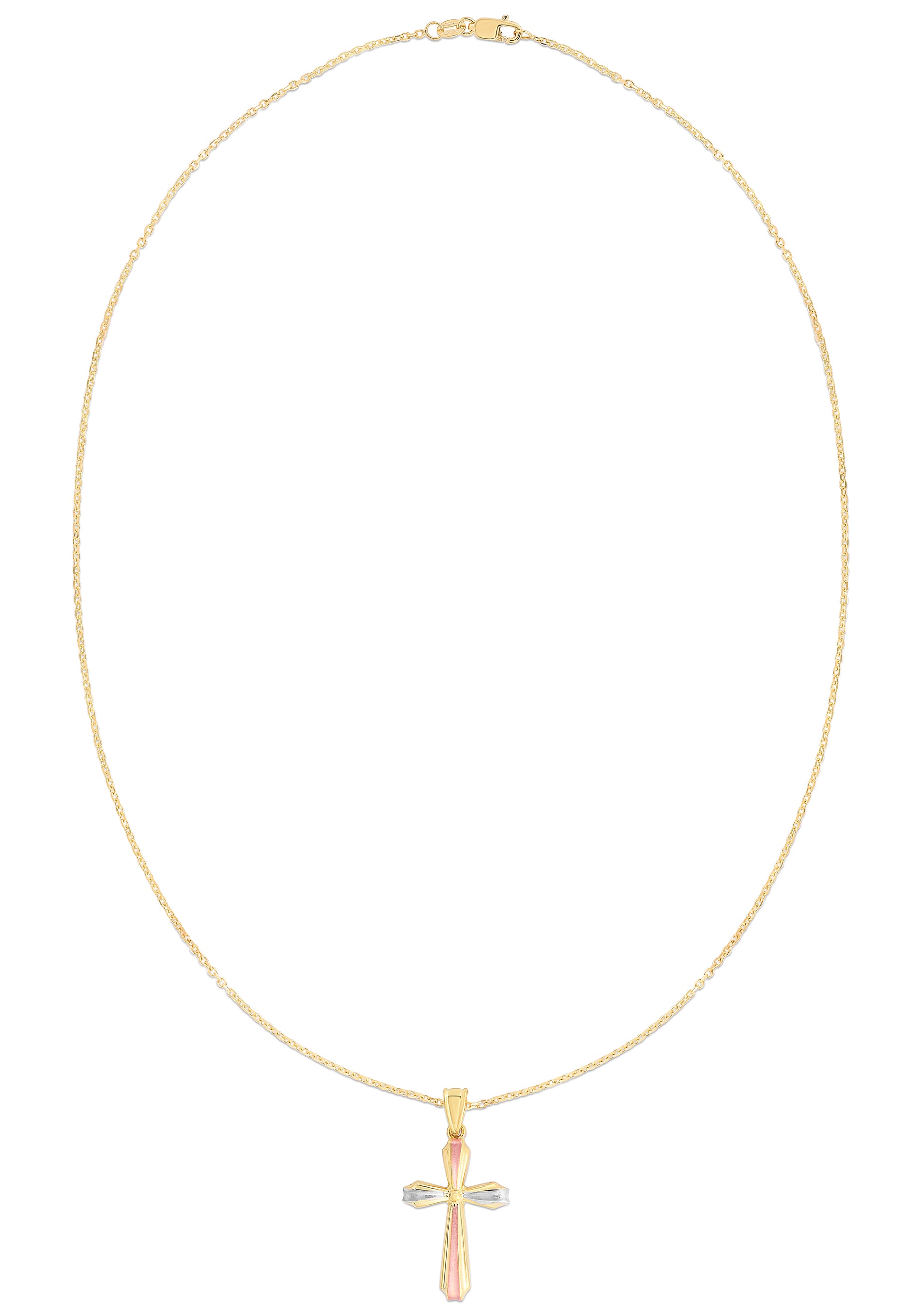 Royal Chain 14K Gold Vintage Cross MD231