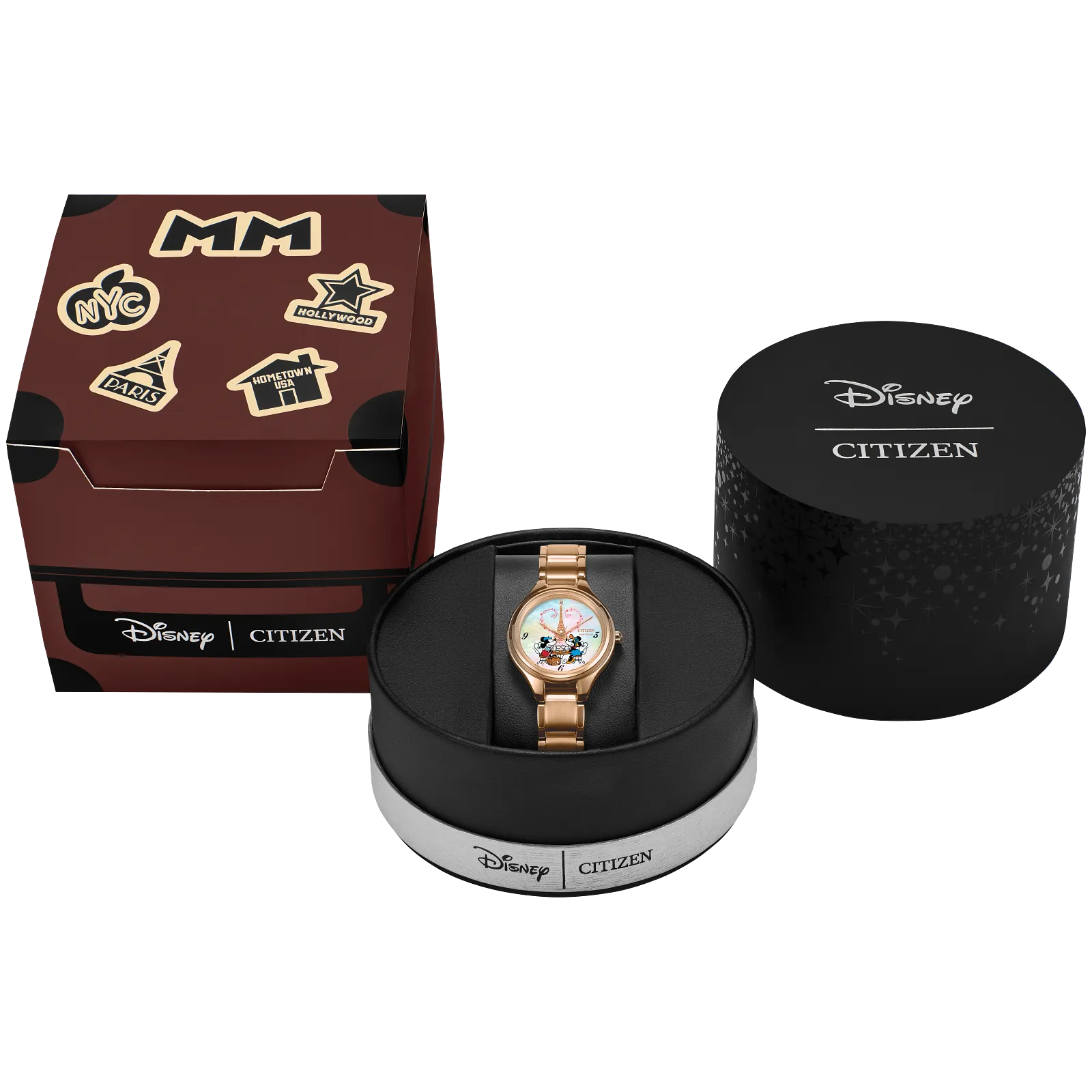 Citizen Mickey Mouse & Minnie Mouse Take Paris FE2103-52D