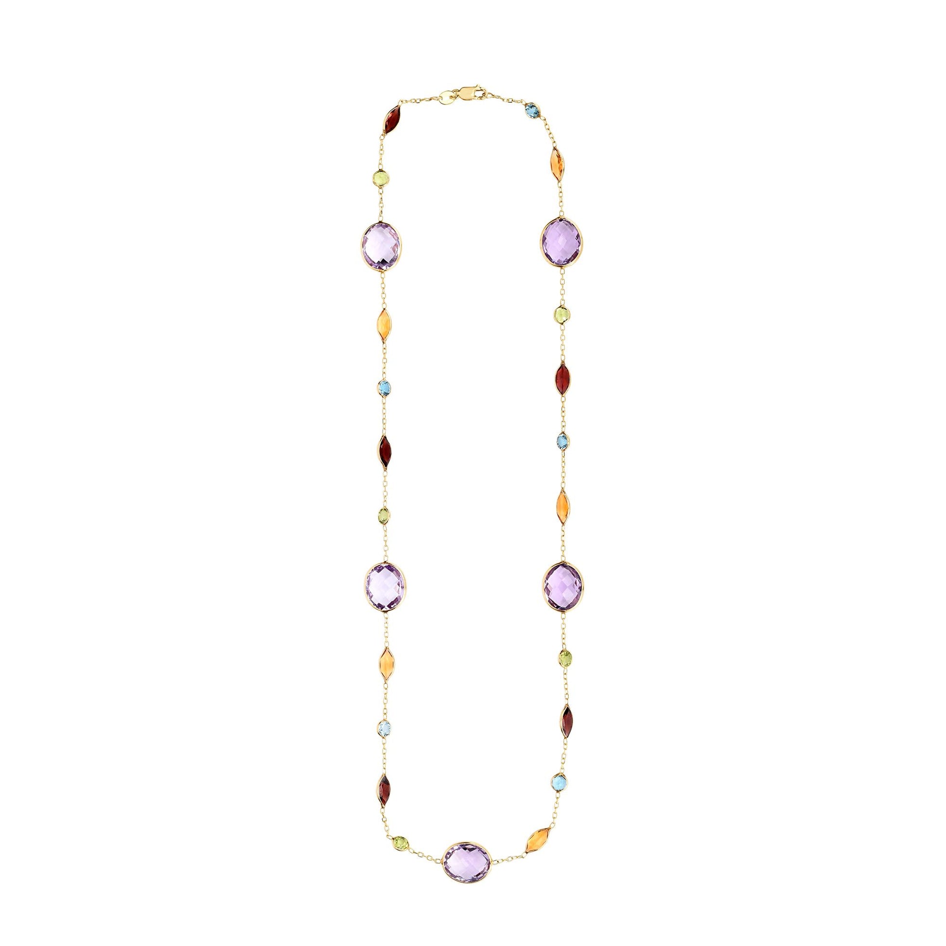 Royal Chain 14K Gold Semi-Precious Necklace NCK1968