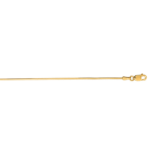 Royal Chain 14K Gold 0.85mm Octagonal Snake Chain OCT1