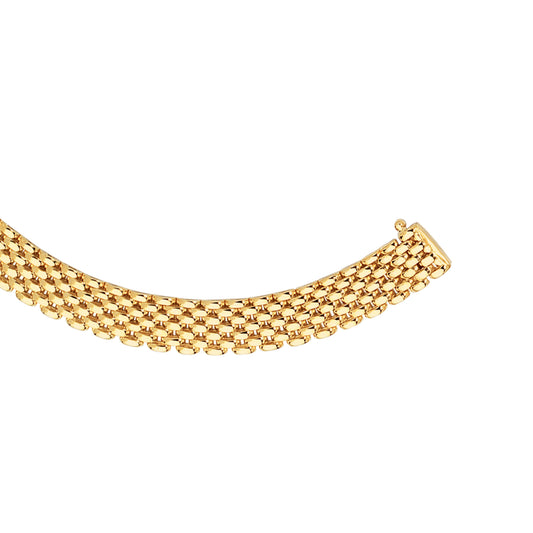 Royal Chain 14K Gold 9mm Panther Necklace PAN108