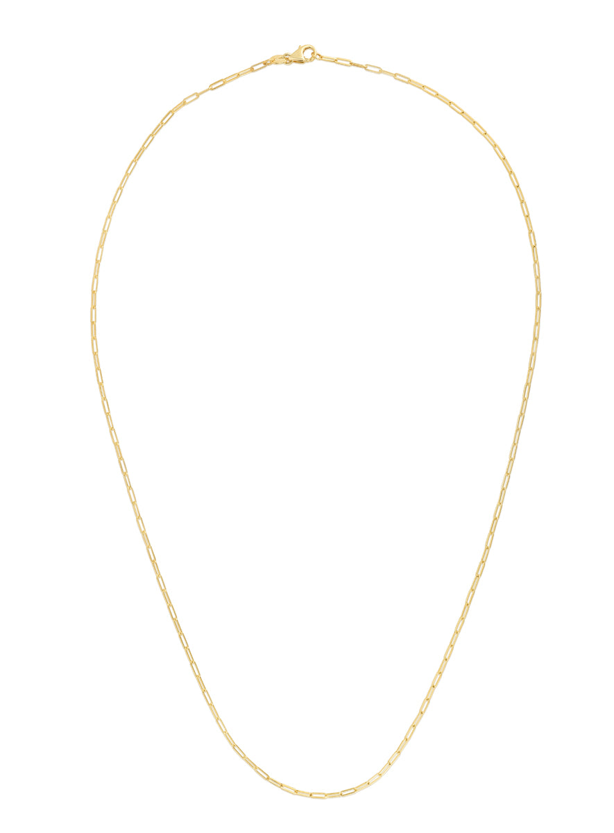 Royal Chain 14K Gold 1.5mm Paperclip Chain PCLIP035