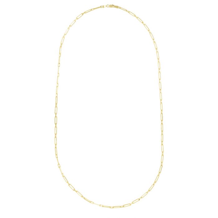 Royal Chain 14K Alternating 2.8mm Paperclip Link Chain PCLIP065