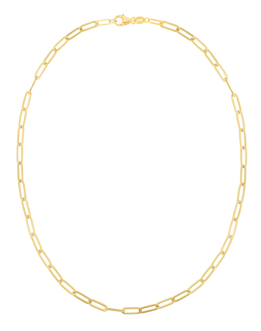 Royal Chain 14K 4mm Paperclip Chain PCLIP095