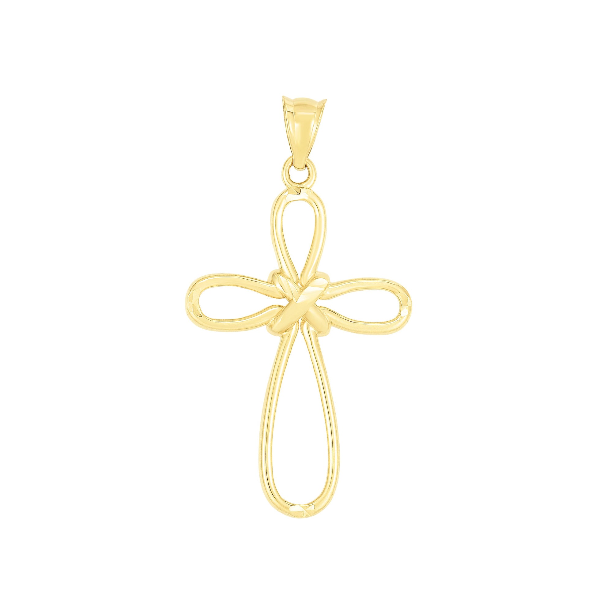 Royal Chain 14K Gold Cross PD9630