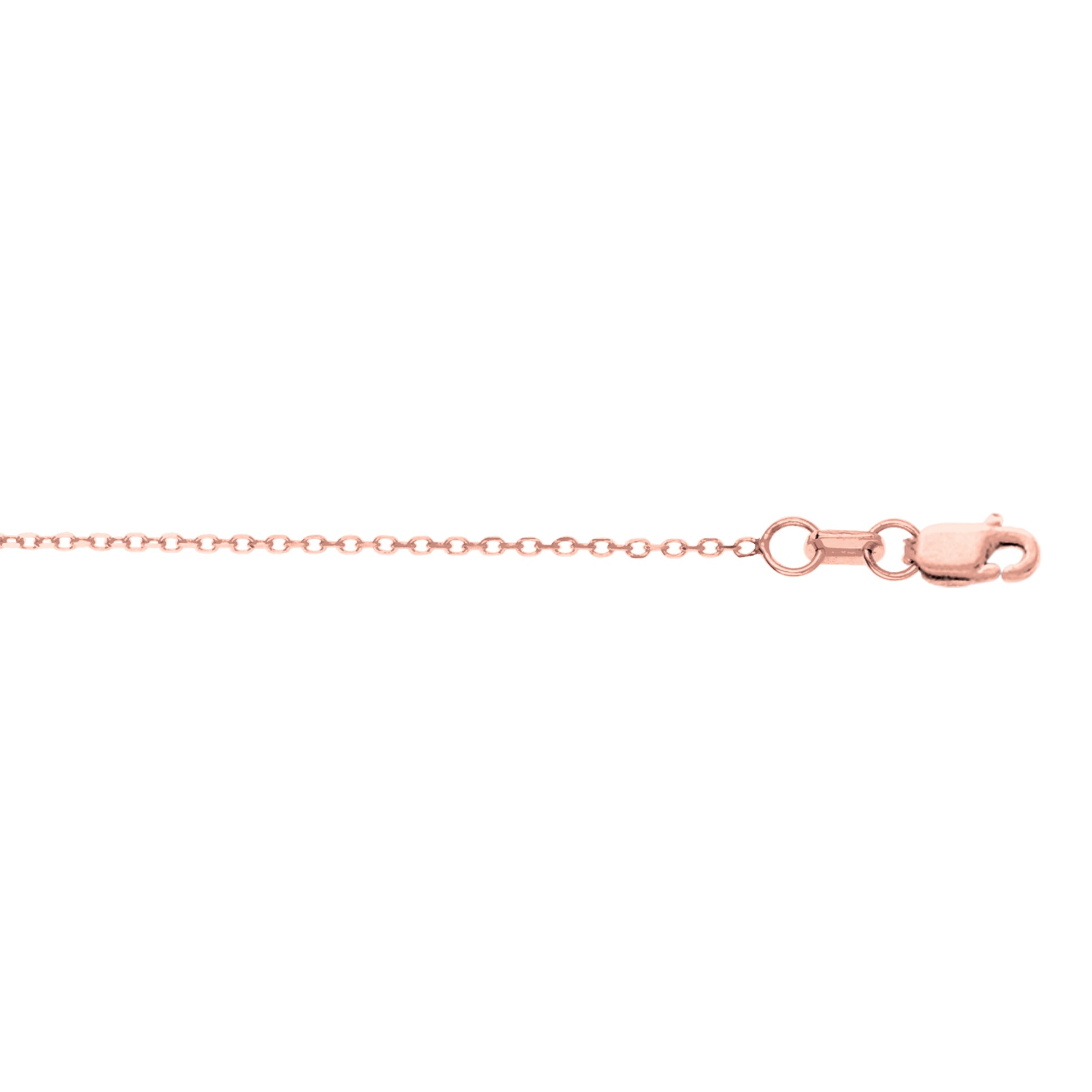 Royal Chain 14K Gold 0.87mm Diamond Cut Cable Chain PKCAB025