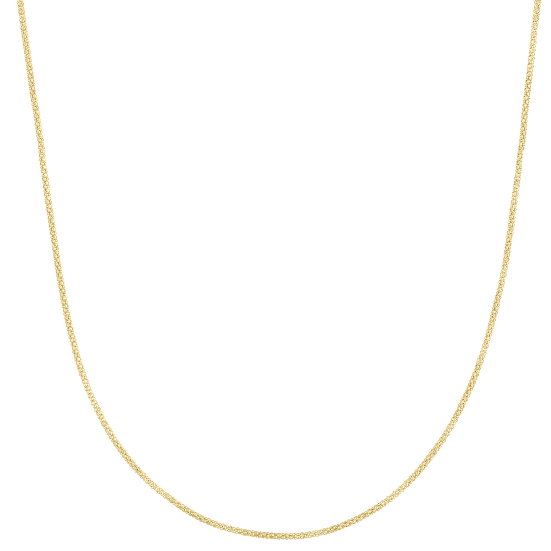 Royal Chain 14K Gold 1.3mm Popcorn Chain POP020