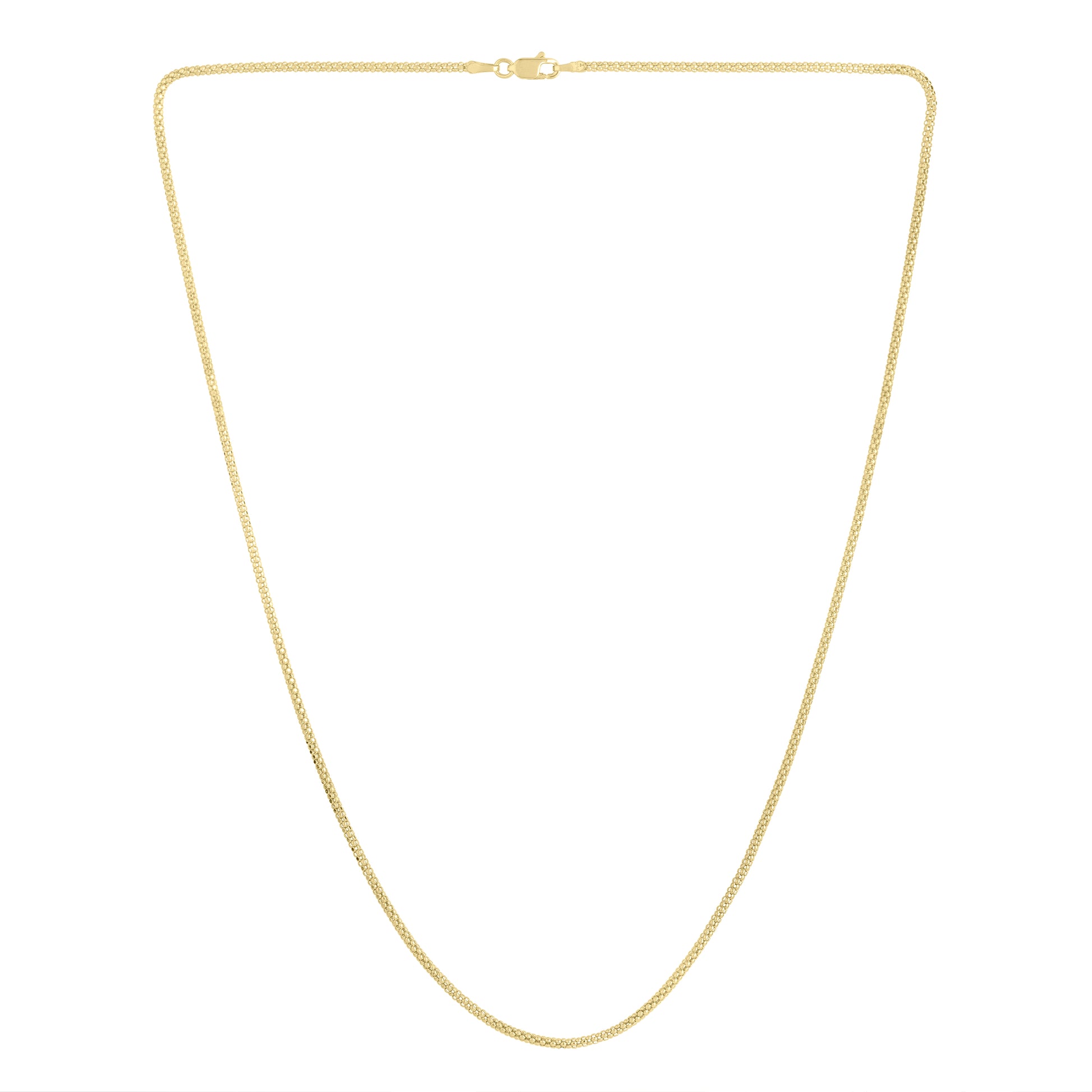 Royal Chain 14K Gold 1.65mm Popcorn Chain POP035