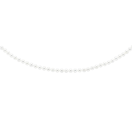 Royal Chain 14K Gold 6.0-6.5MM Pearl Strand Necklace PRL101