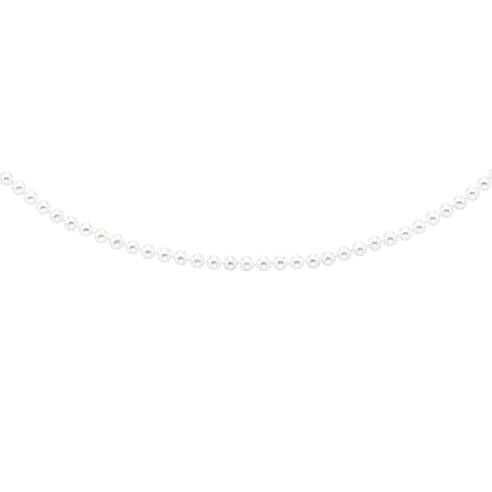 Royal Chain 14K Gold 6.0-6.5MM Pearl Strand Bracelet PRL101