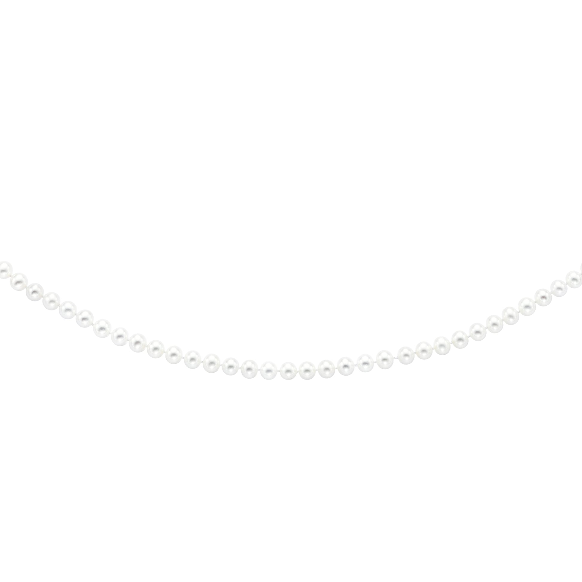 Royal Chain 14K Gold 6.5-7.0MM Pearl Strand Bracelet PRL102