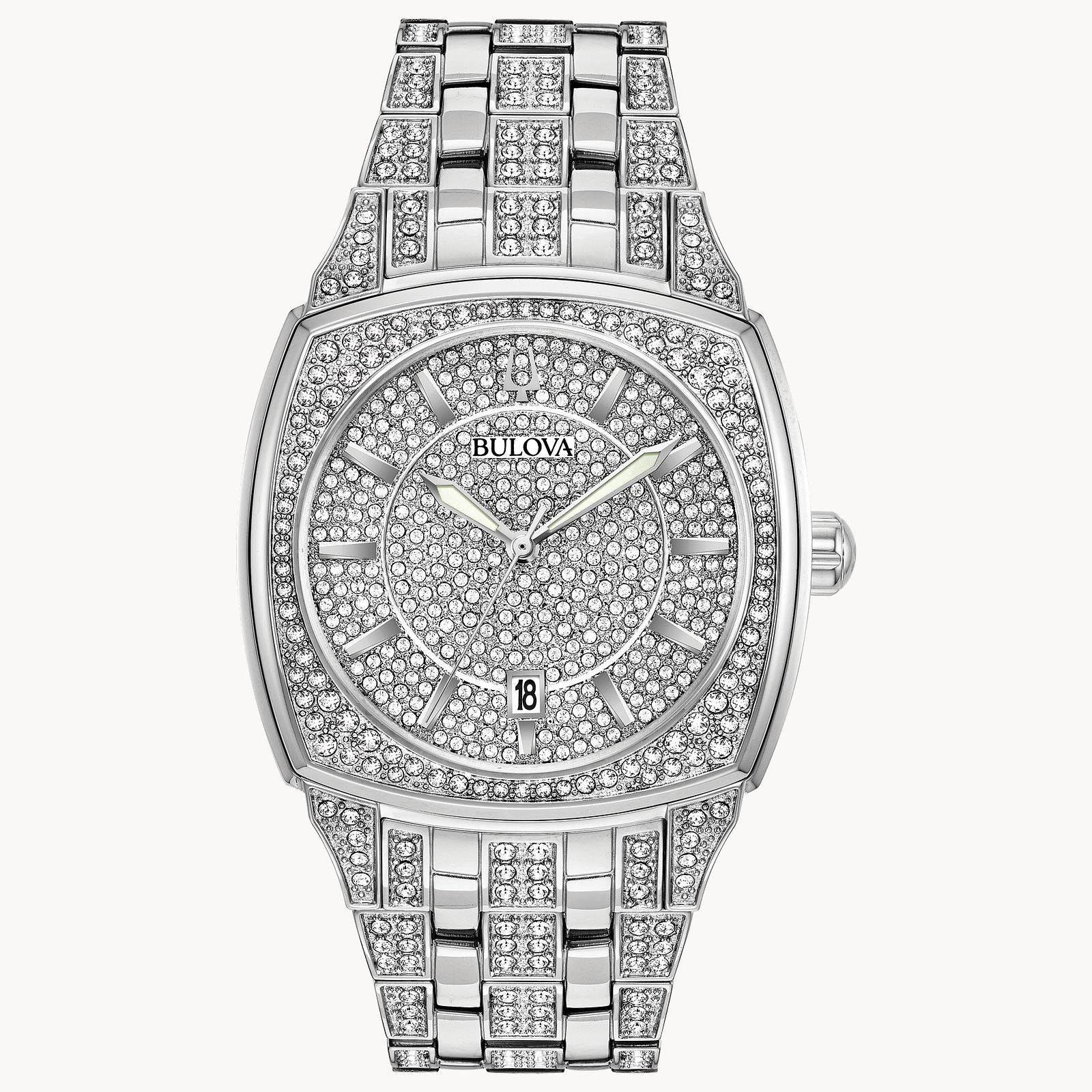 Bulova Crystal Watch 96B296