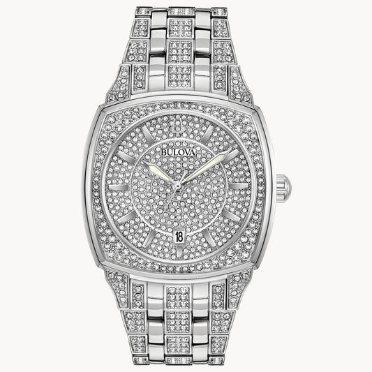 Bulova Crystal Watch 96B296