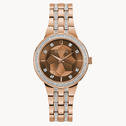 Bulova Crystal Watch 98L266