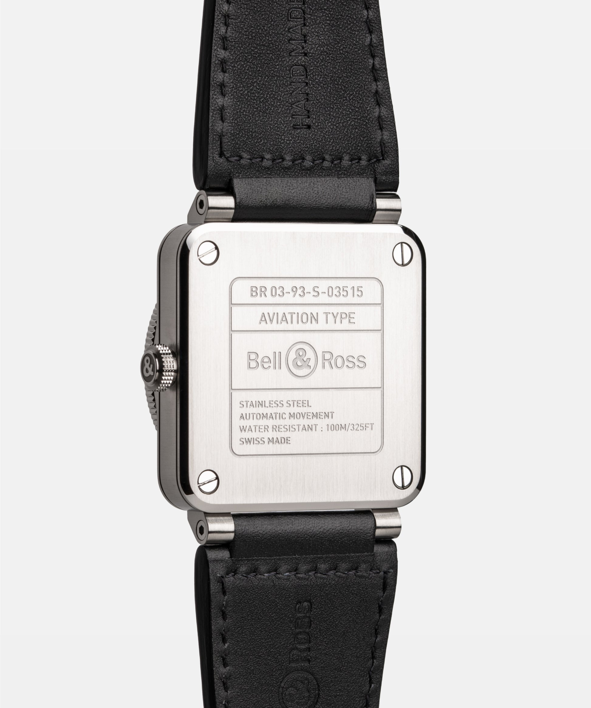 Bell & Ross BR-03 GMT Black 42 MM BR0392-D-LT-BR/SRB