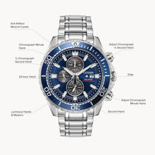Load image into Gallery viewer, Citizen Promaster Dive Blue Stainless Steel
