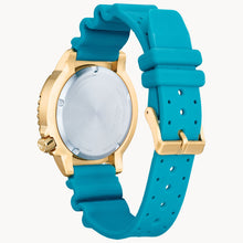 Load image into Gallery viewer, Citizen Promaster Dive Gold-Tone Blue Polyurethane
