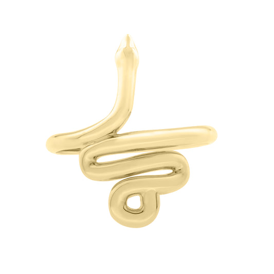 Royal Chain 14K Snake Ring R7897