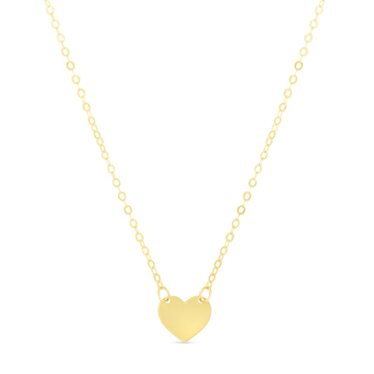 Royal Chain 14K Yellow Mini Heart Pendant RC13629