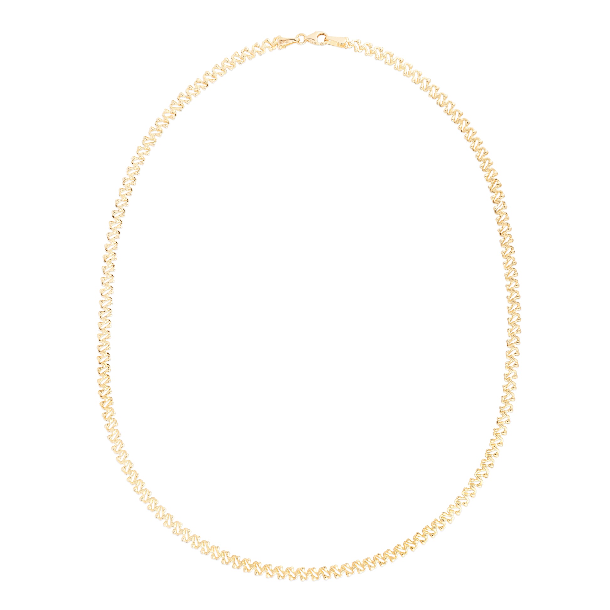 Royal Chain 14K Gold Textured Fancy Chain RC13718