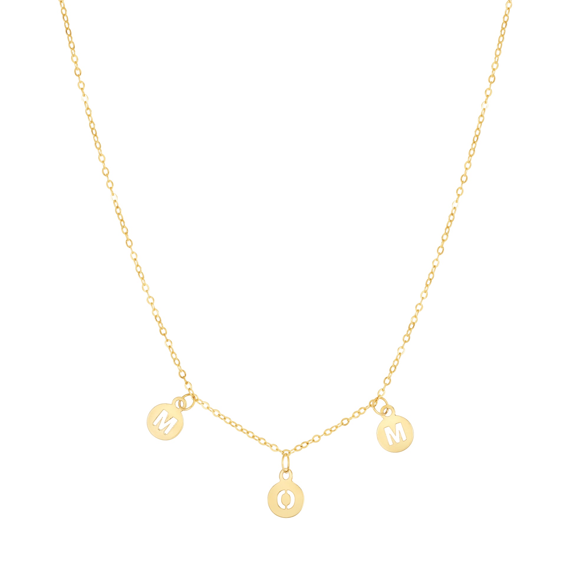 Royal Chain 14K "Mom" Necklace RC13739