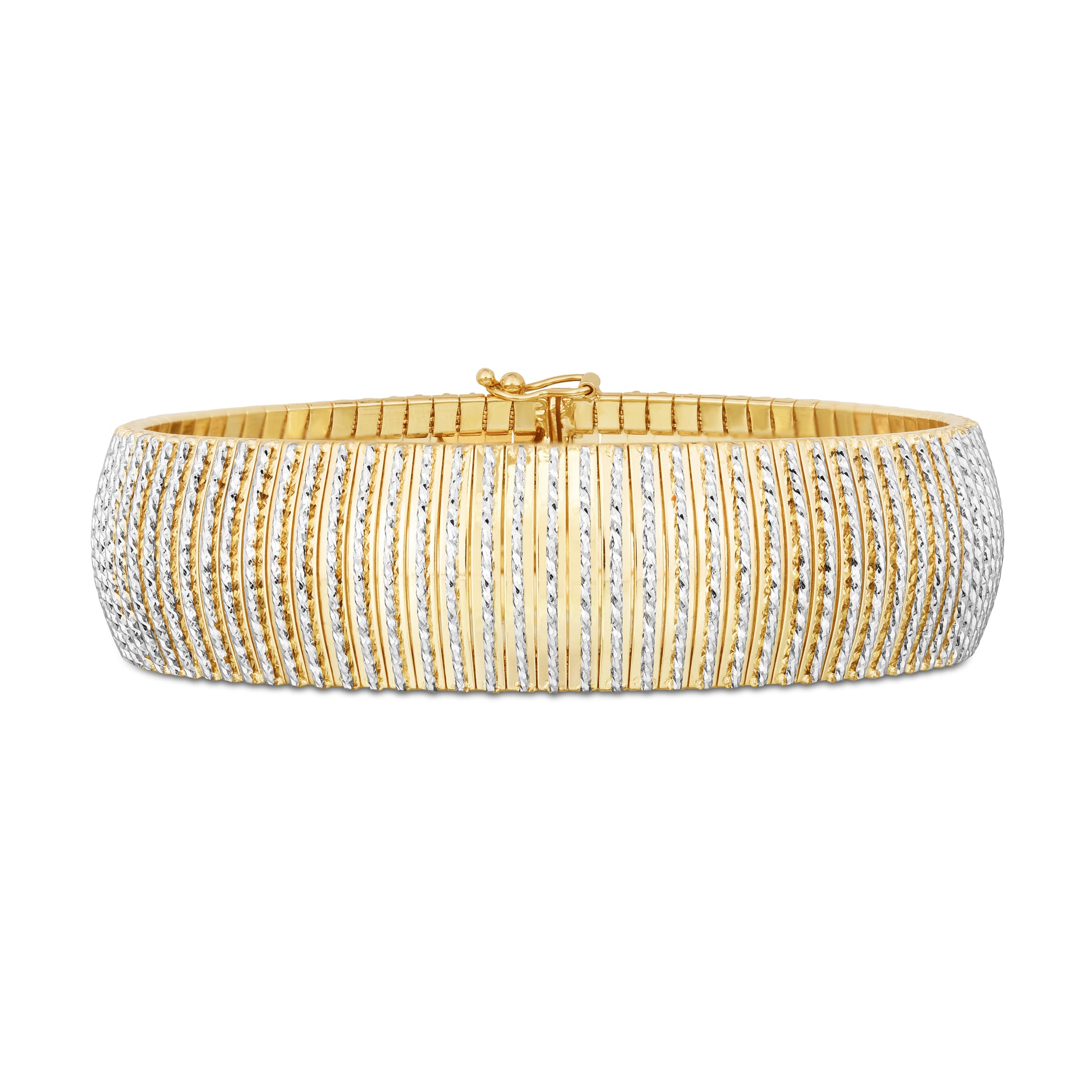 Royal Chain 14K Bold Diamant√© Flex Bracelet RC15366