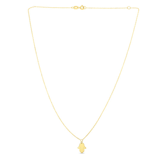 Royal Chain 14K Gold Hamsa Necklace RC1547