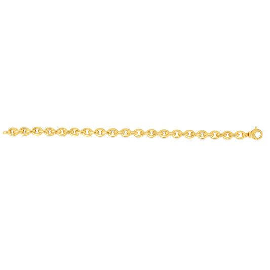 Royal Chain 14K Gold Polished Oval Rolo Inspired Link Chain RC1873