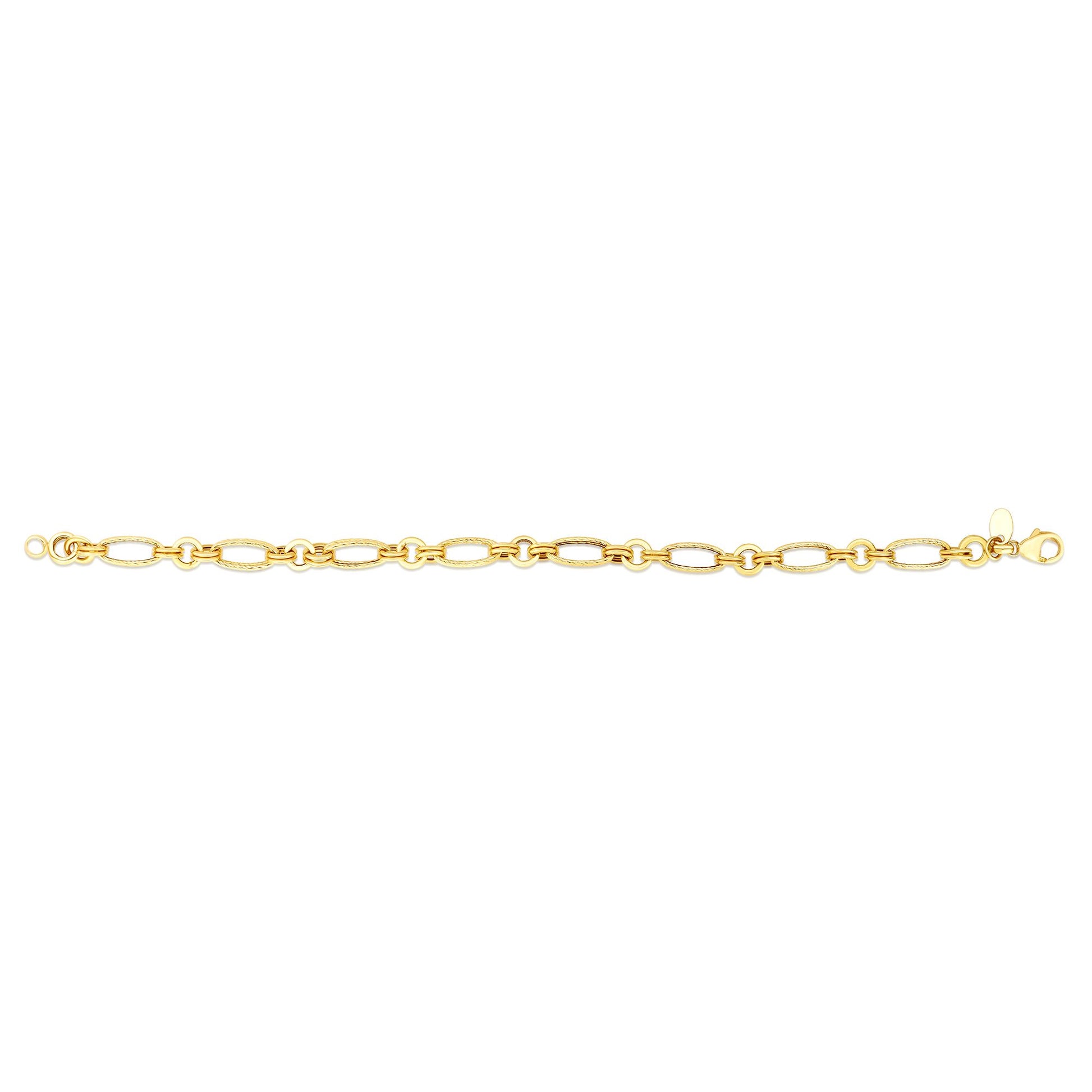 Royal Chain 14K Gold Elongated Oval Link Chain RC2967