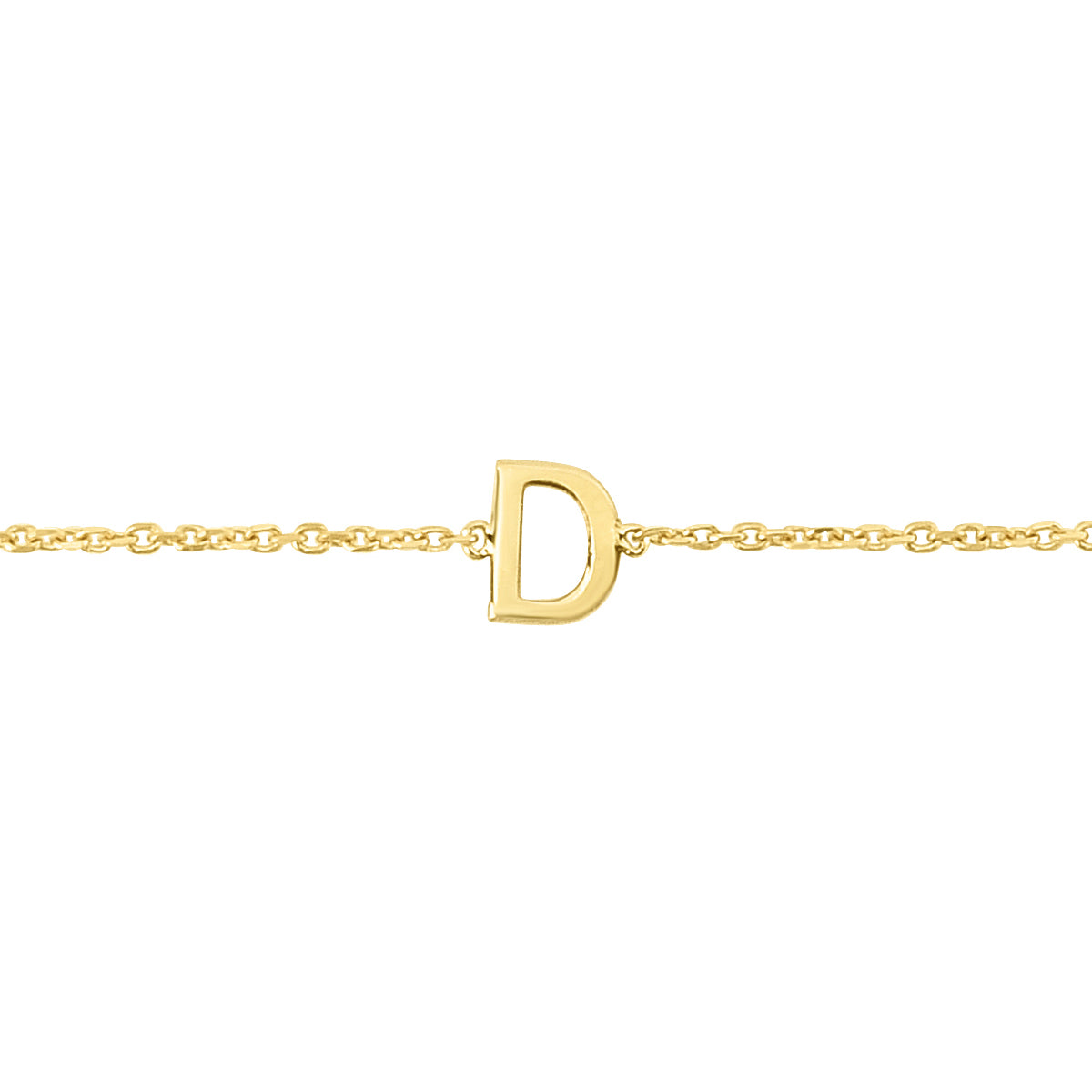 Royal Chain 14K Mini Initial D Necklace RCD13324