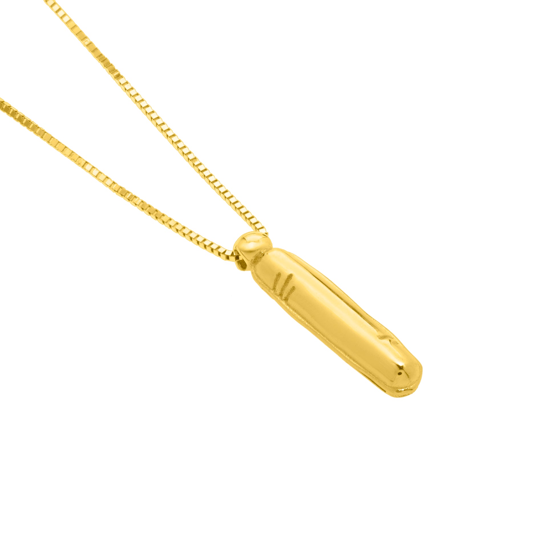 Royal Chain 14K Helium Initial I Pendant RCI15461