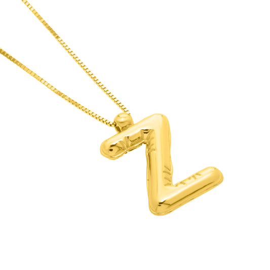 Royal Chain 14K Helium Initial Z Pendant RCZ15461