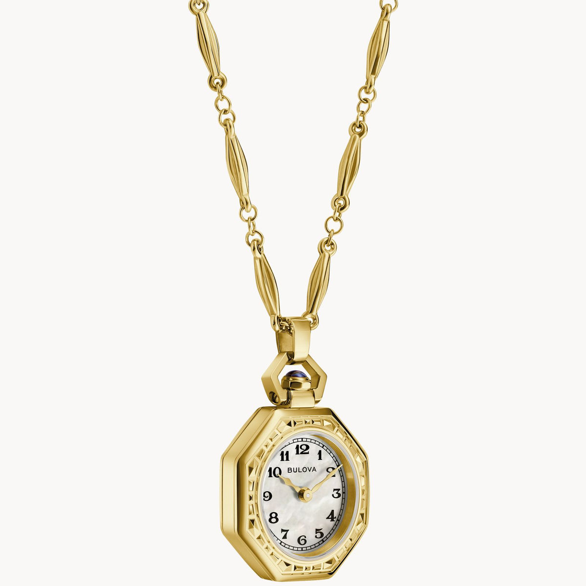 Bulova Rubaiyat Pendant Necklace Watch 97L182