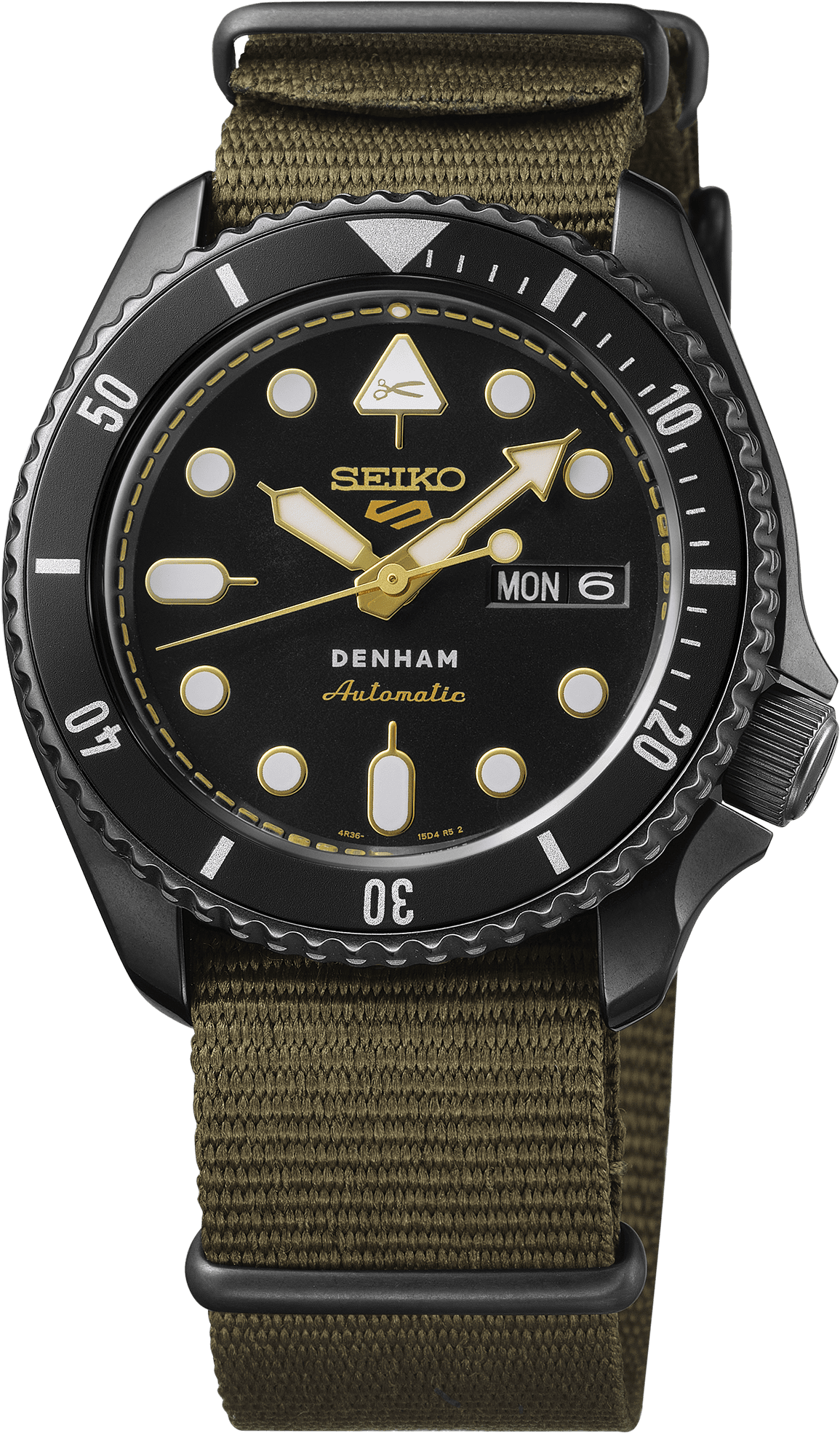 Seiko 5 Sports DENHAM Limited Edition Watch SBSA283