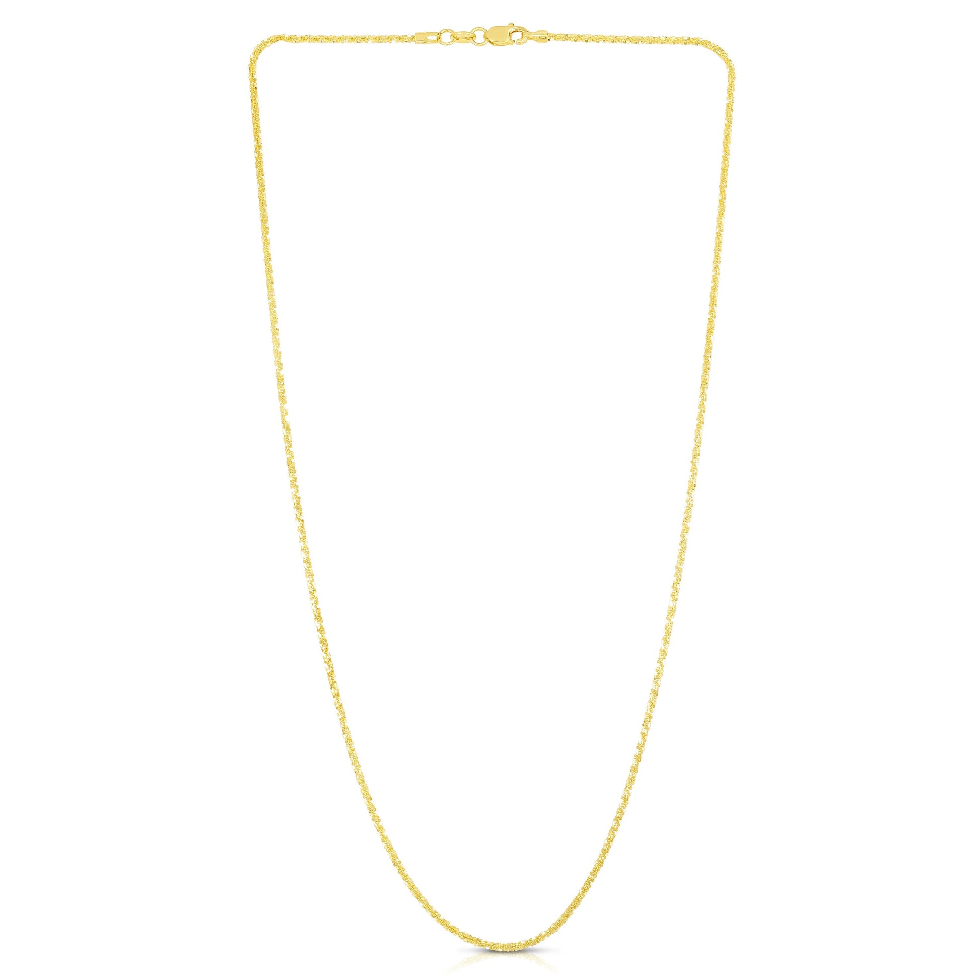 Royal Chain 14K Gold 1.5mm Sparkle Chain  SC025