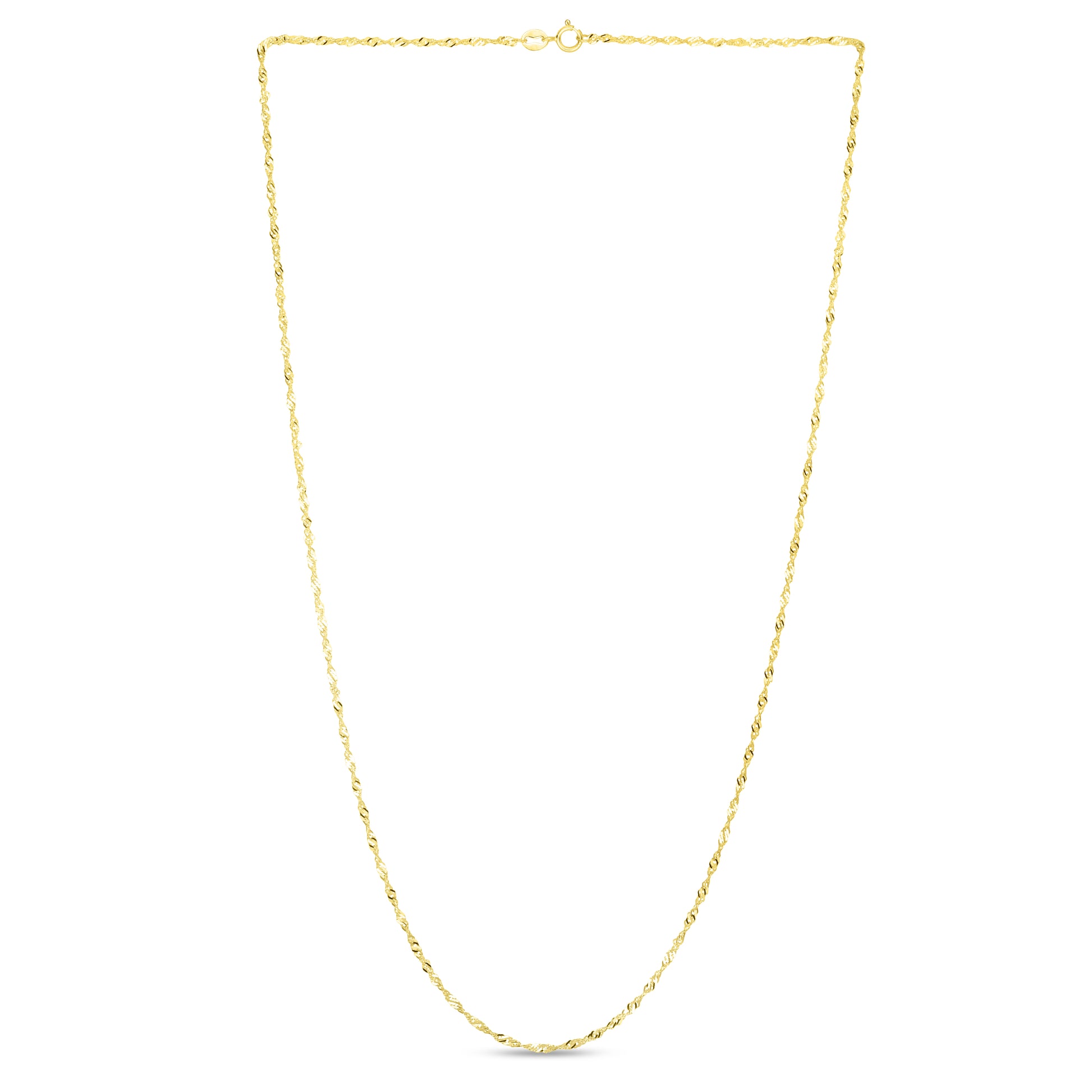 Royal Chain 14K Gold 1.3mm Singapore Chain SING025