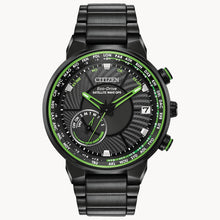 Load image into Gallery viewer, Citizen Satellite Wave GPS Freedom Black-Green Dial Stainless Steel
