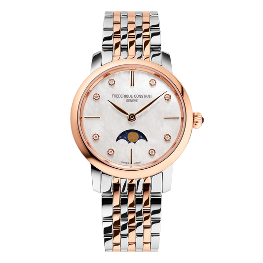 Slimline Ladies Moonphase FC-206MPWD1S2B
