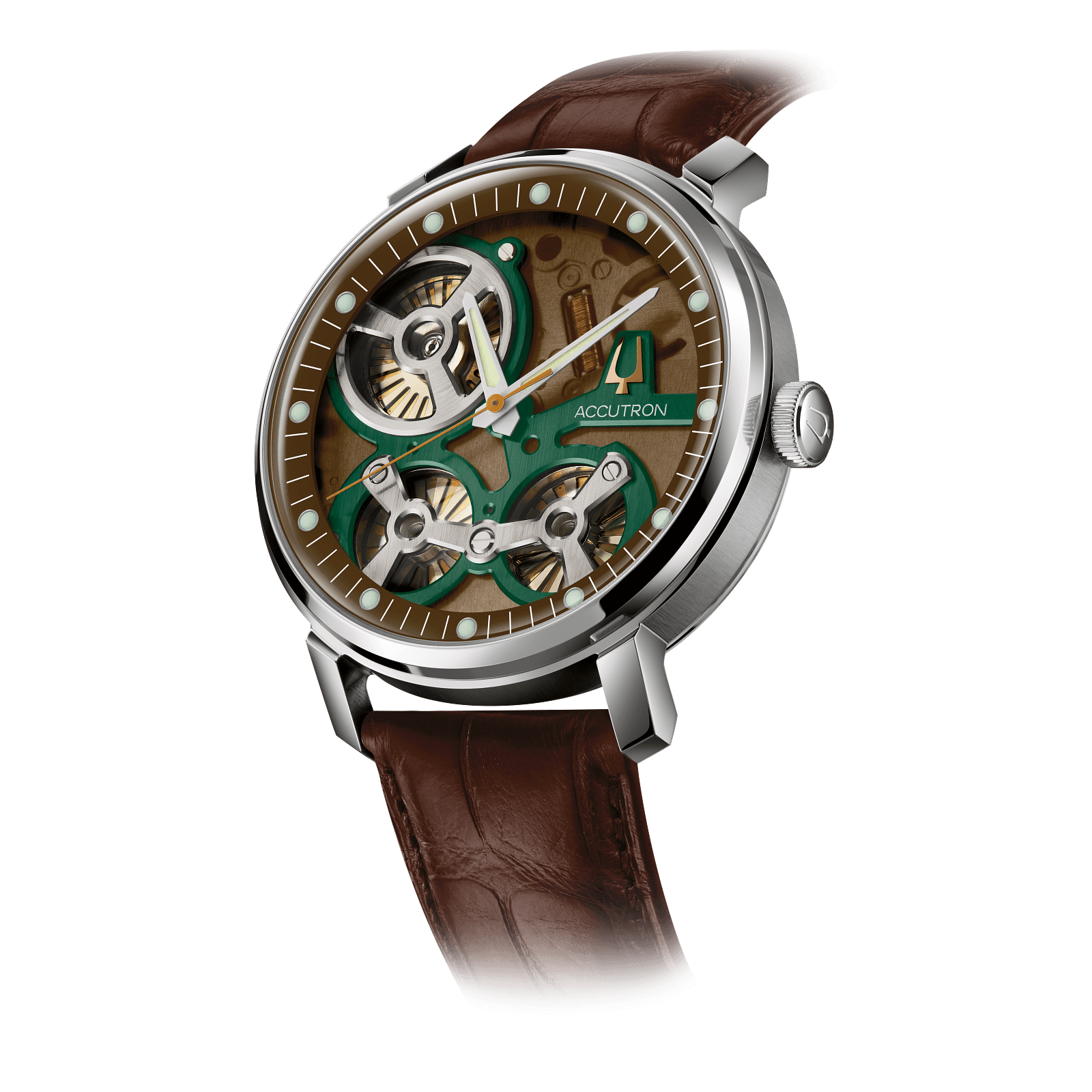 Accutron Stainless Steel Legacy Unisex Watch 2ES6A007