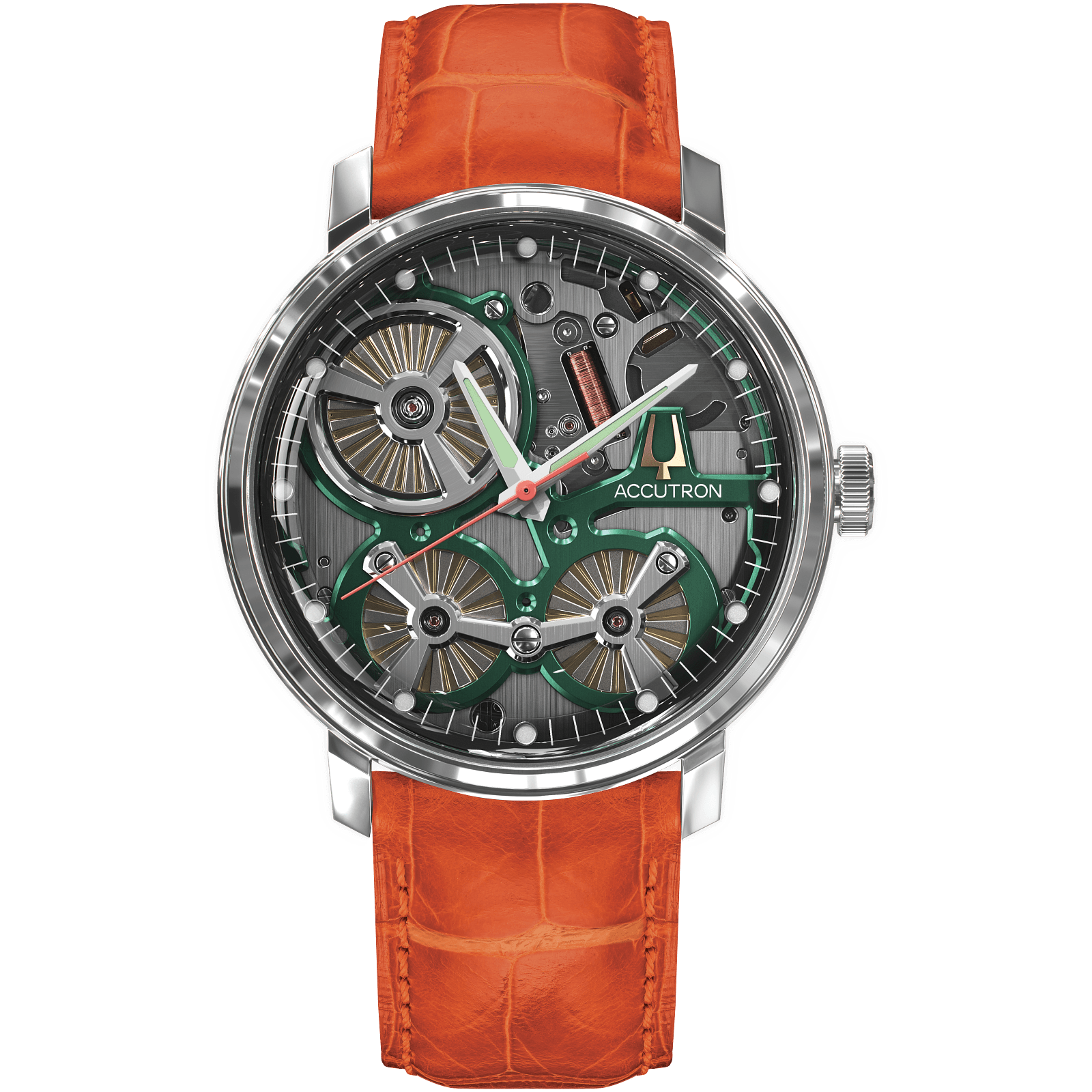 Accutron 18 Karat Gold Electrostatic Mens Watch 2ES6A004