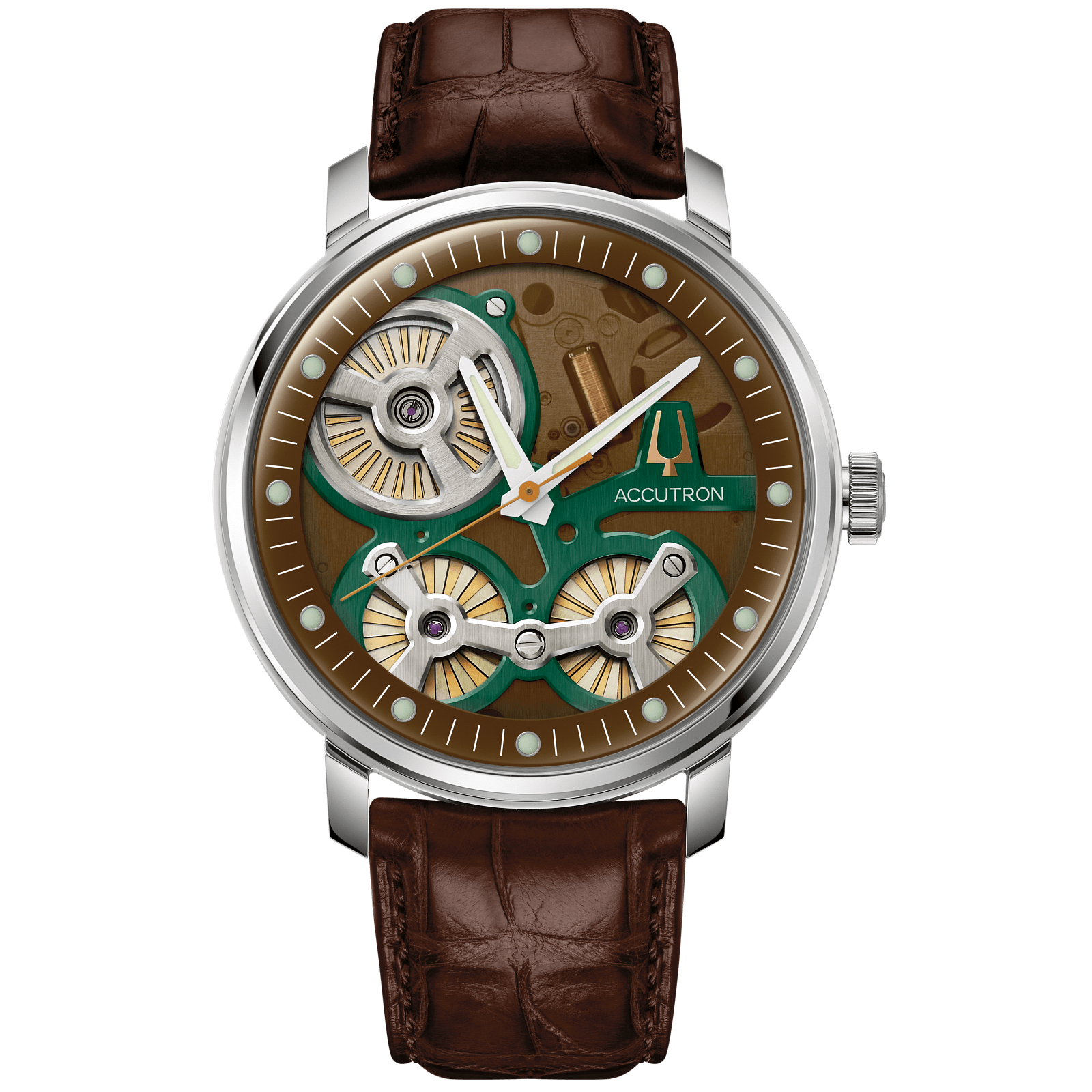 Accutron Stainless Steel Legacy Unisex Watch 2ES6A007