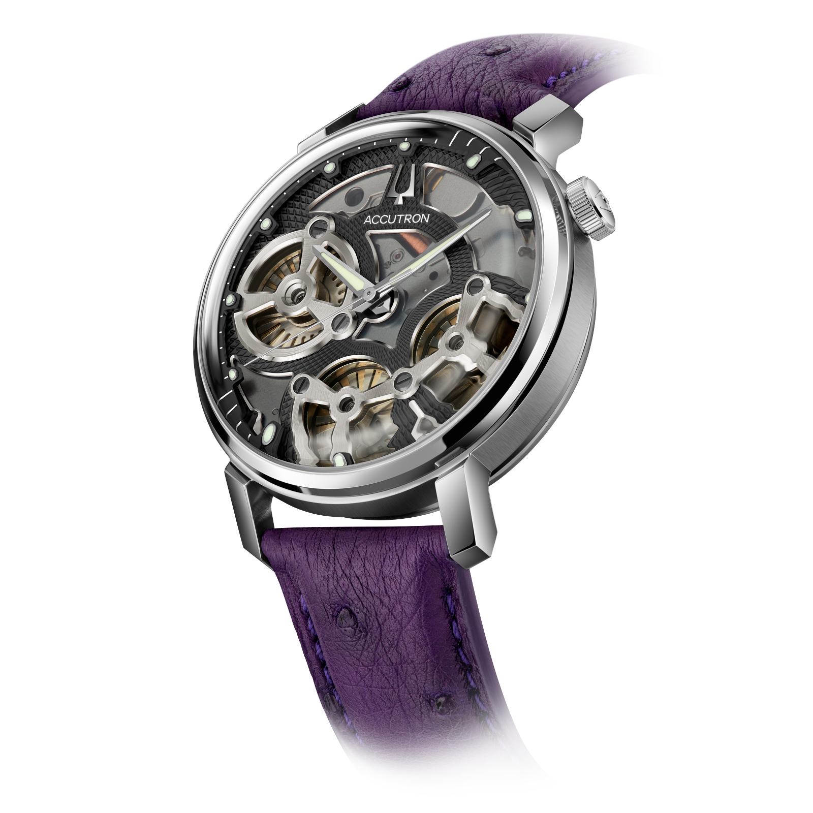 Accutron Stainless Steel Electrostatic Mens Watch 26A210LK