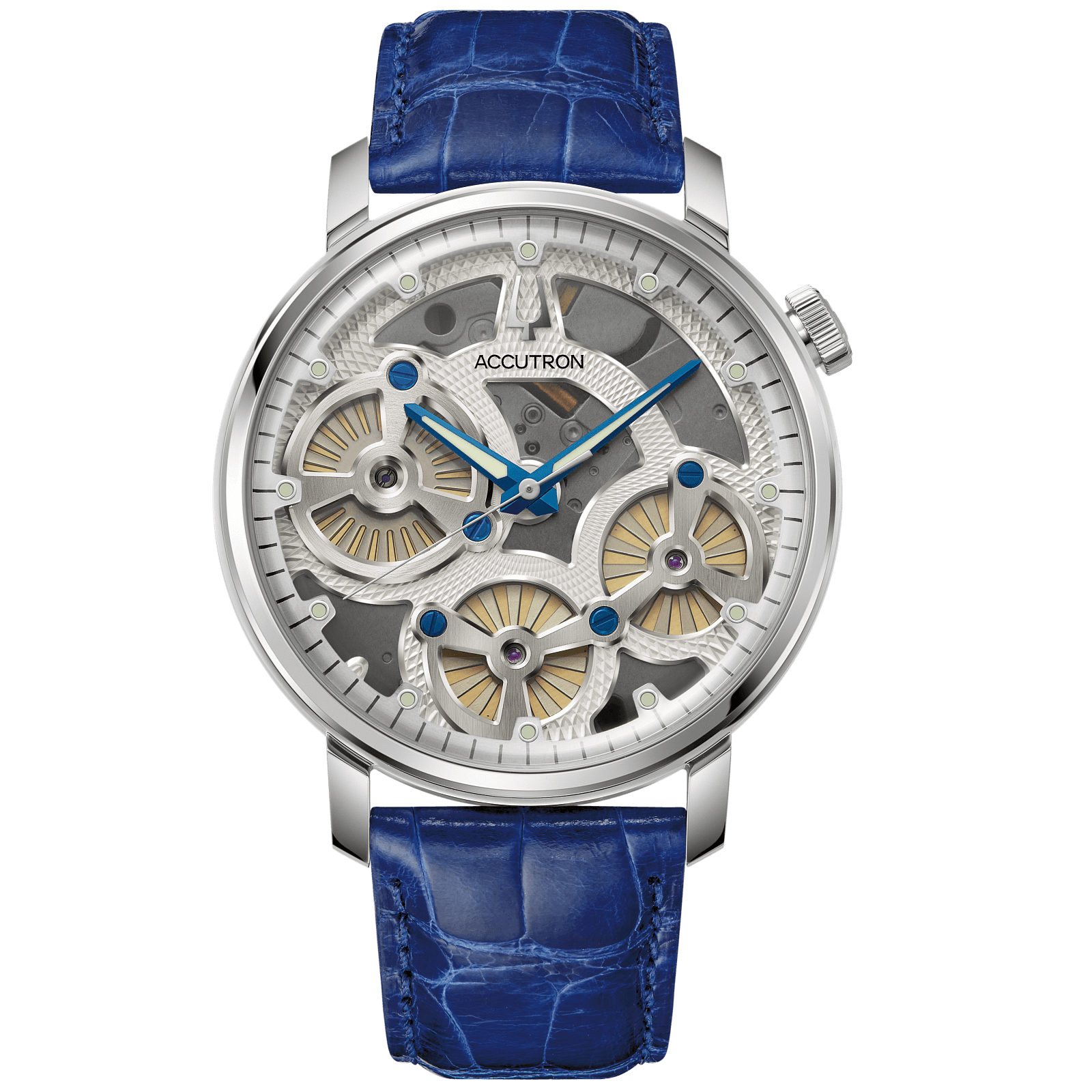 Accutron Stainless Steel Astronaut Mens Watch 26A209