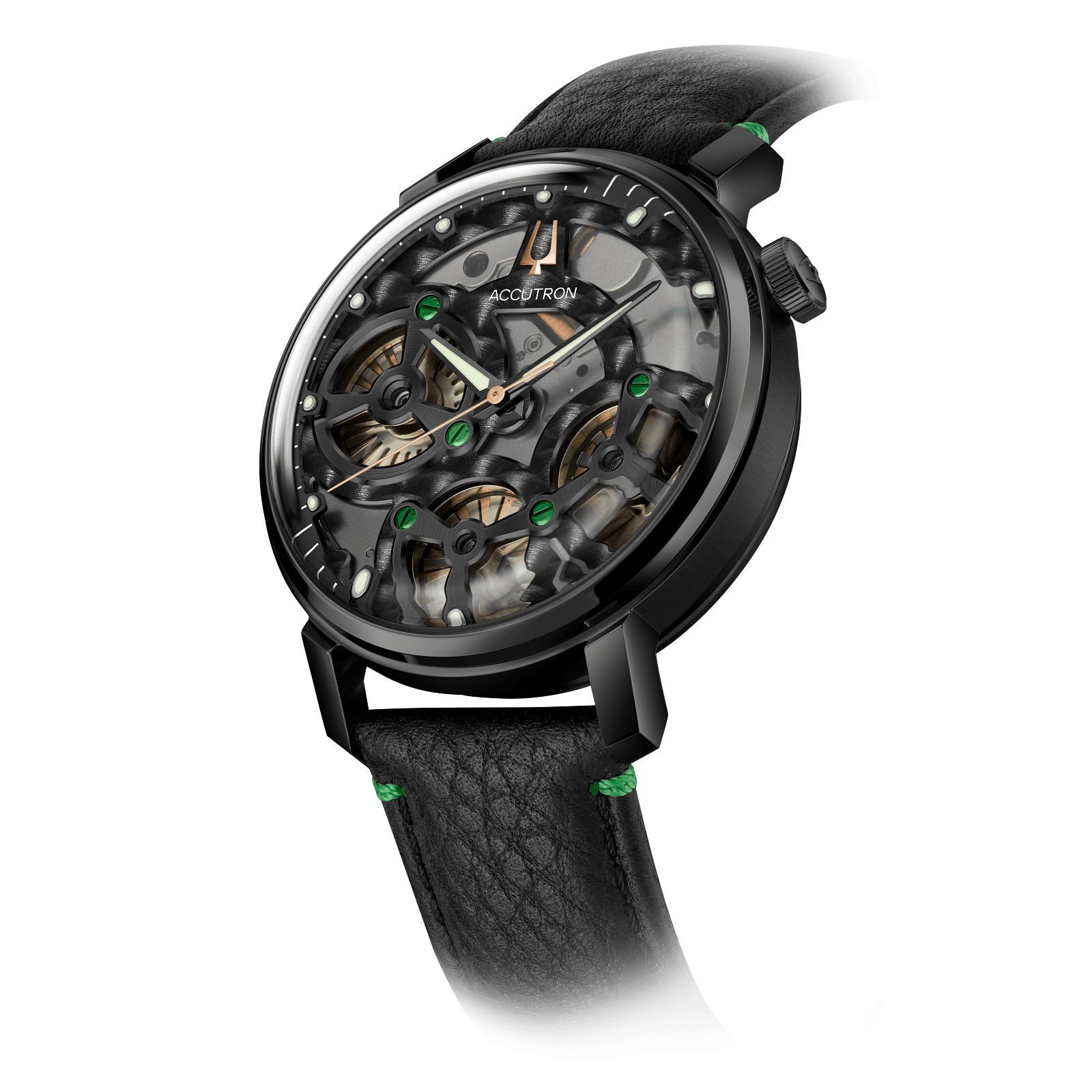 Accutron Stainless Steel Electrostatic Mens Watch 28A209