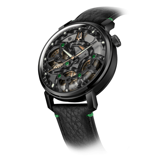 Accutron Stainless Steel Electrostatic Mens Watch 28A209