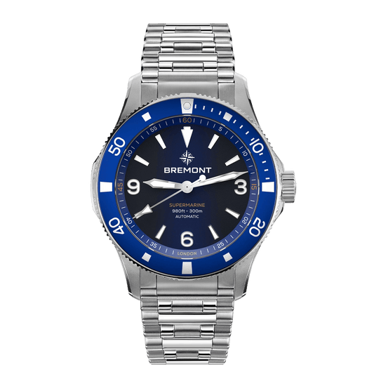 Bremont Supermarine 300M SM40-ND-SS-BL-B