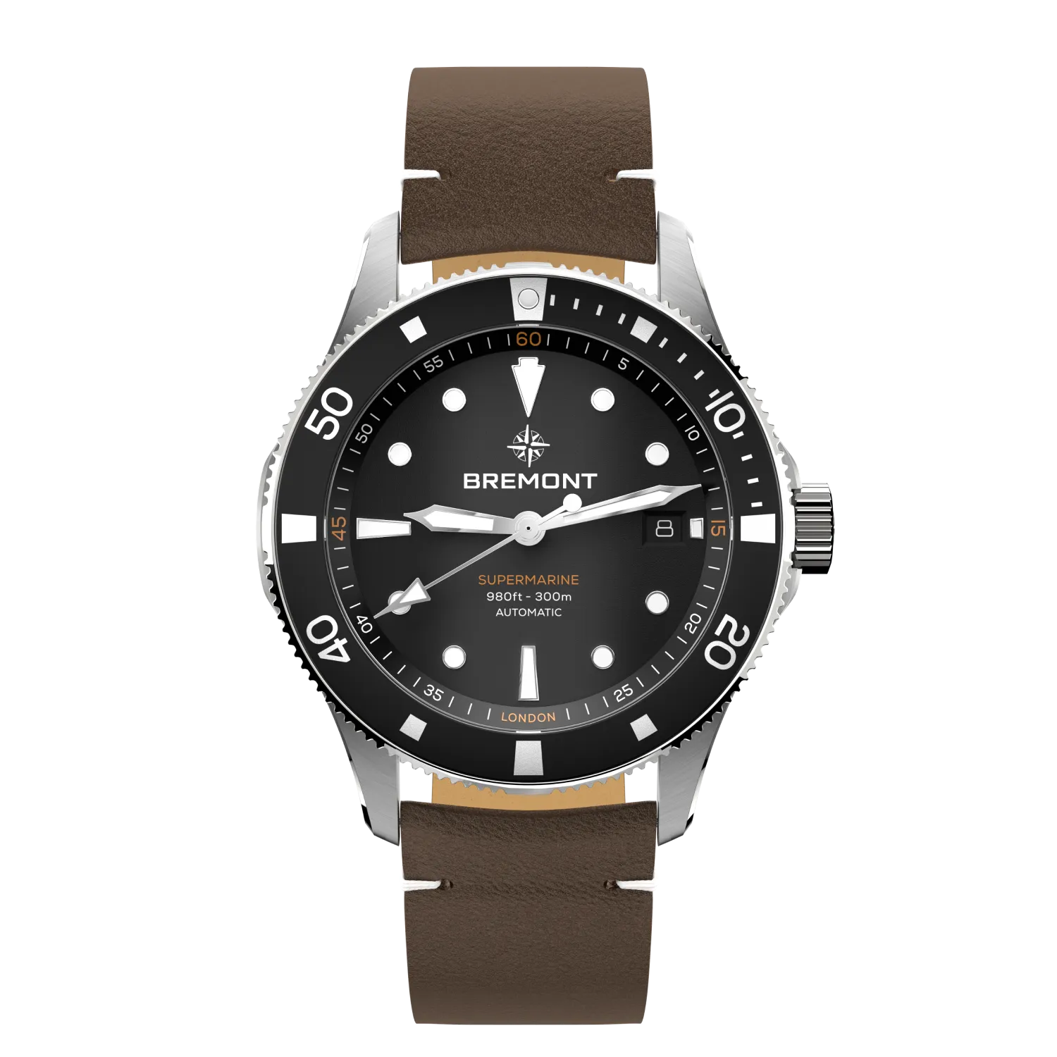 Bremont Supermarine 300M Date SM40-DT-SS-BK-L-S